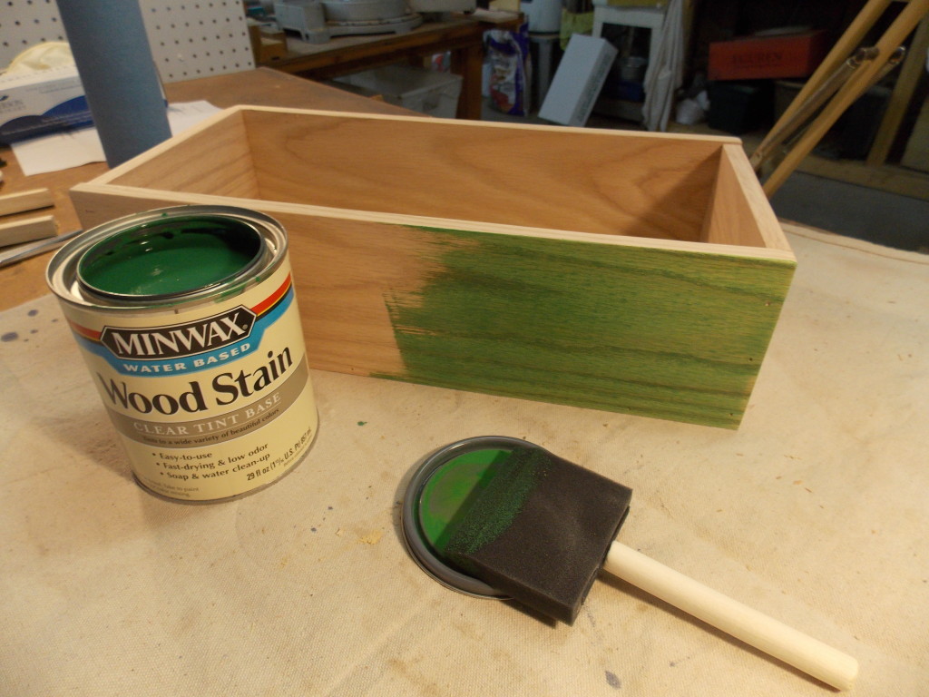 Wood stain In sage green  Green wood stain, Staining wood, Stained table