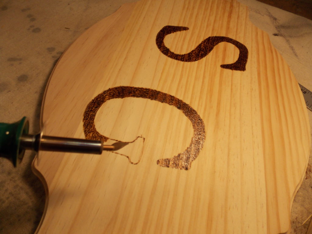 Using a Wood Burning Tool to Decorate a Serving Tray