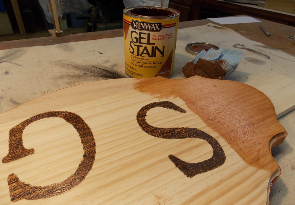 Apply Layer of Minwax Gel Stain