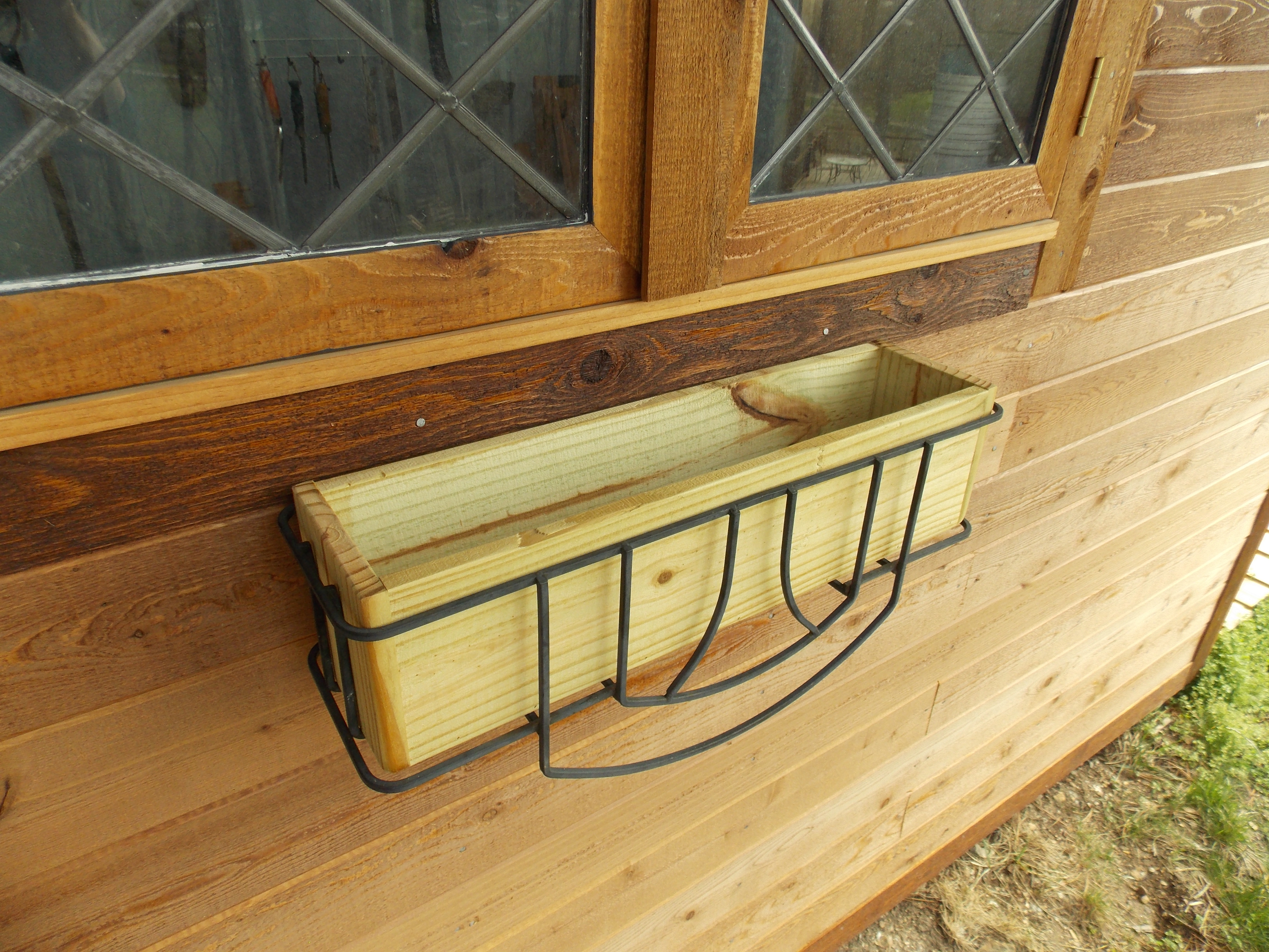 Wooden Planter Box with Durable Outdoor Finish
