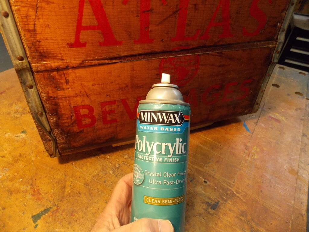 Minwax polycrylic spray 