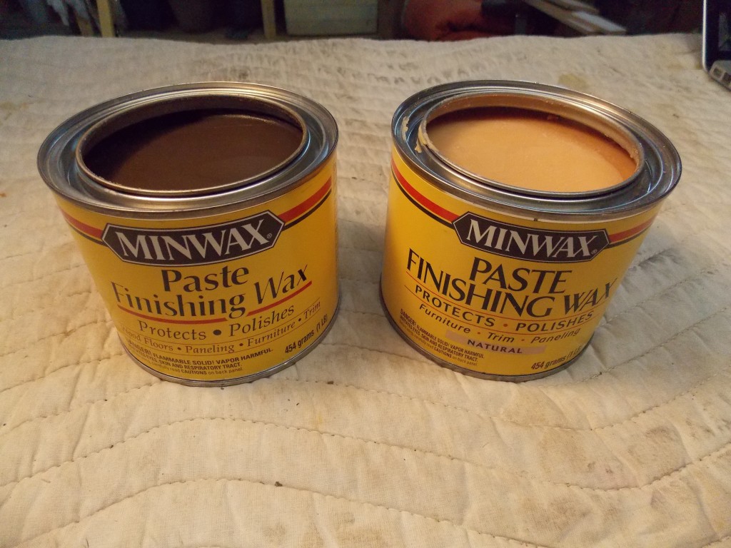 How to make and use a dark paste wax (for over chalk paint