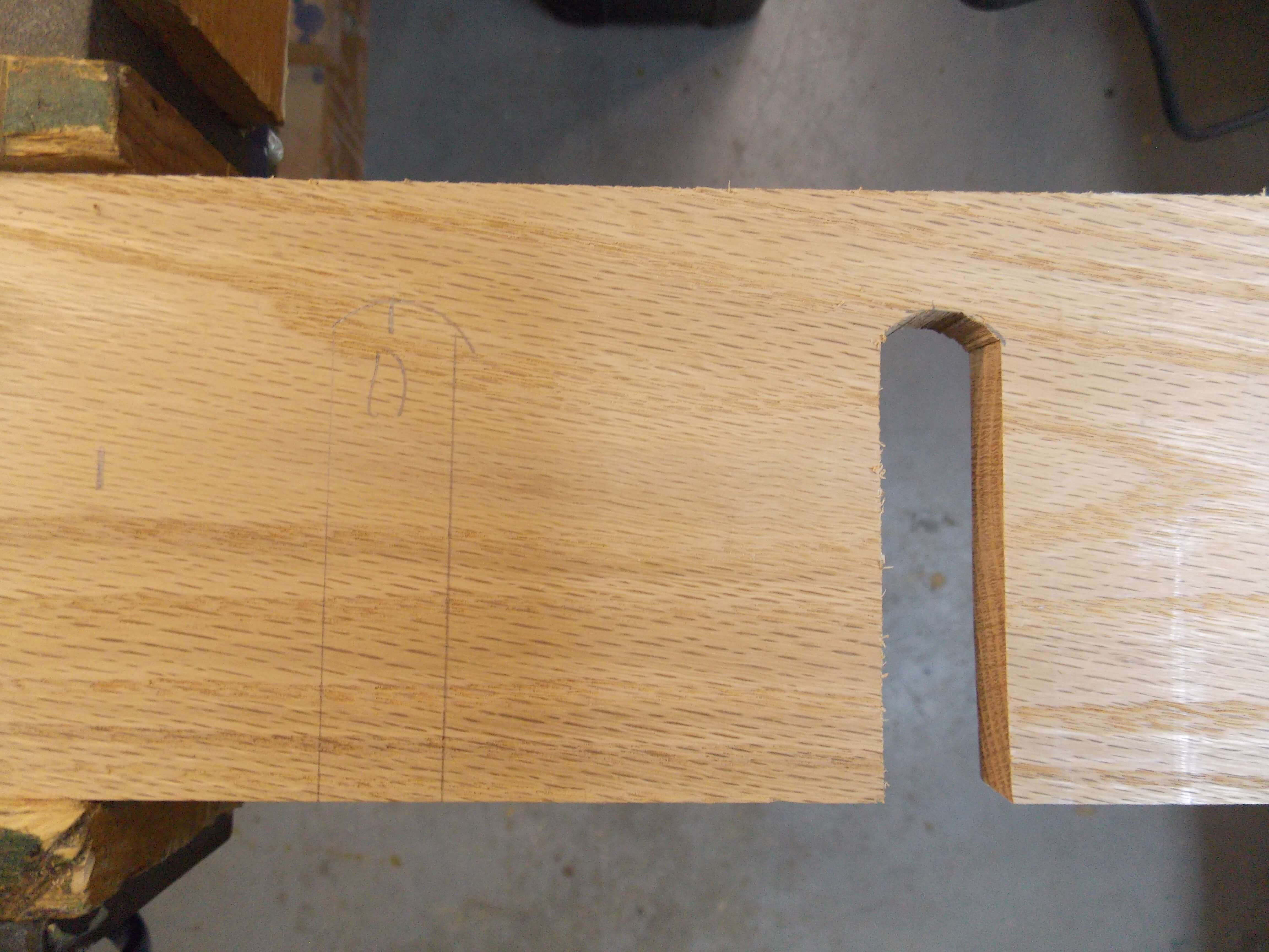 Create notches in each wood pieces to make the assembly easier